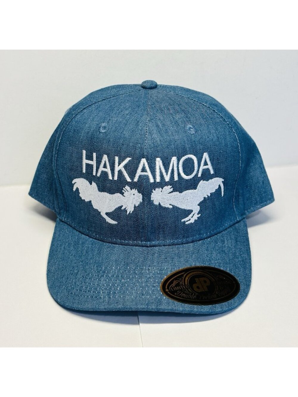 Hakamoa Haka Moa Cockfighting Chicken Fight Hawaii Blue Cap Hat